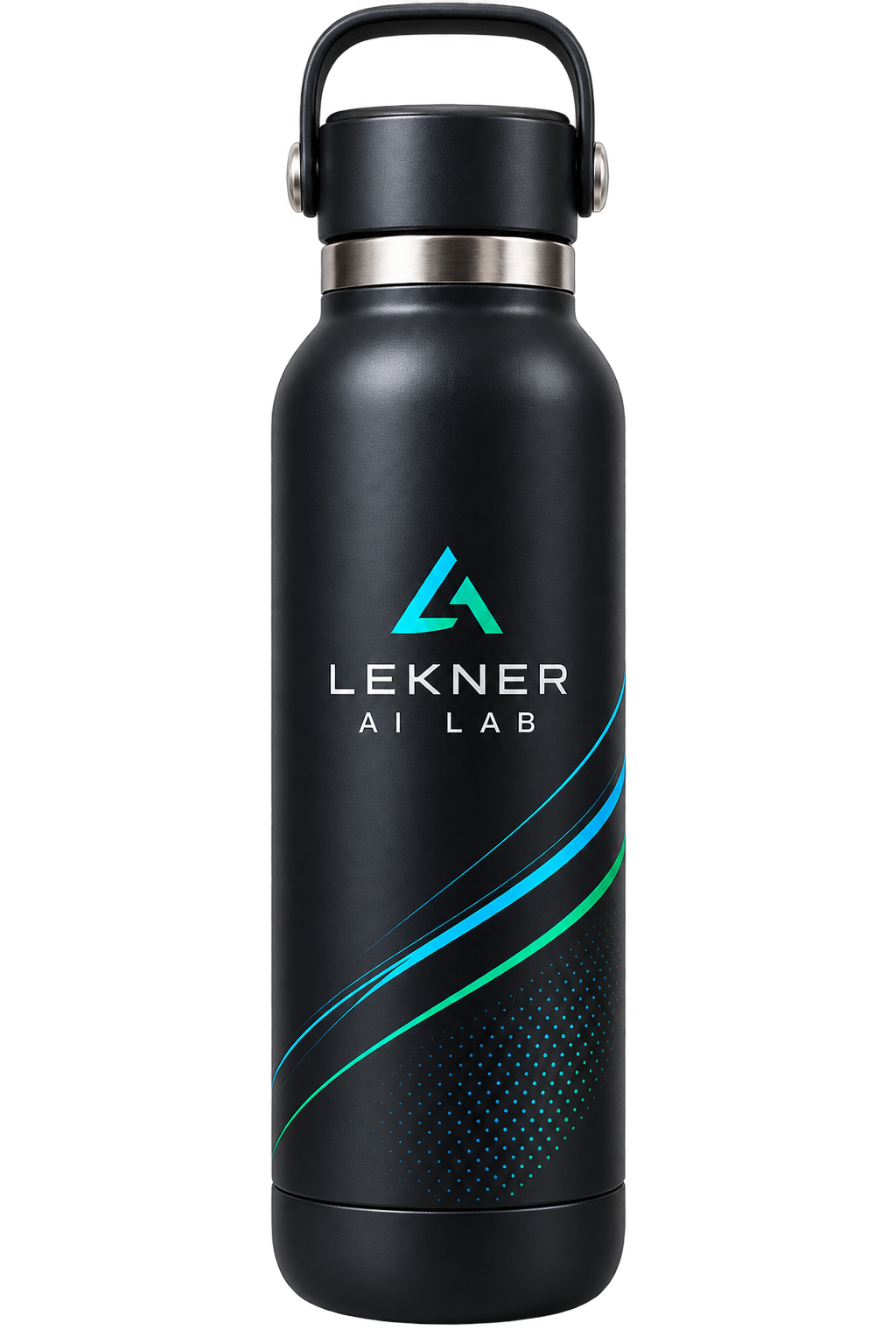 Lekner AI Lab branded bottle